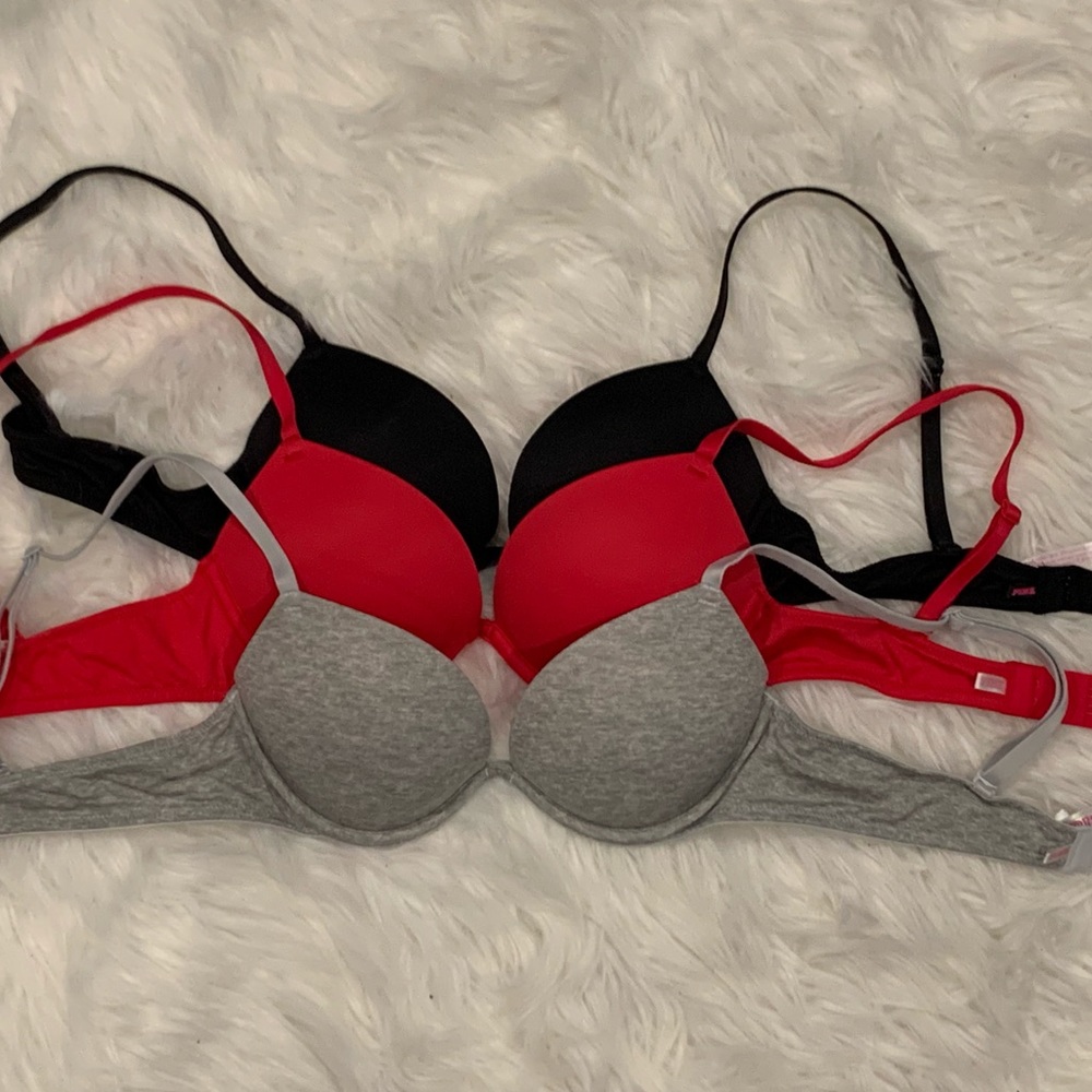 PINK Victoria’s Secret Super PushUp Bra 34A
